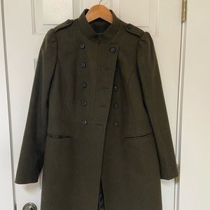 Like new Banana Republic double breasted wool coat size M